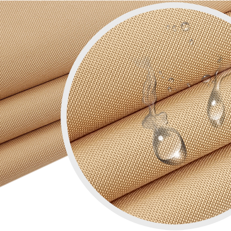 Materiał wodoodporny powlekany poliuretanem kolor jasny brąz