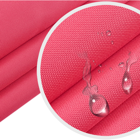 Materiał wodoodporny powlekany poliuretanem kolor jasny czerwony