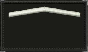 Stopnie funkcyjne OSP z rzepem nici białe