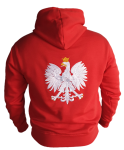 Bluza kangurka z haftowanym Orłem RP