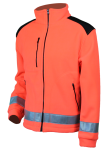 Polar premium 340 czerwony fluo z odblaskami