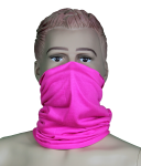 Komin, maseczka, chusta na twarz różowy neon