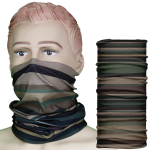 Komin, maseczka, chusta na twarz, kolorystyka moro