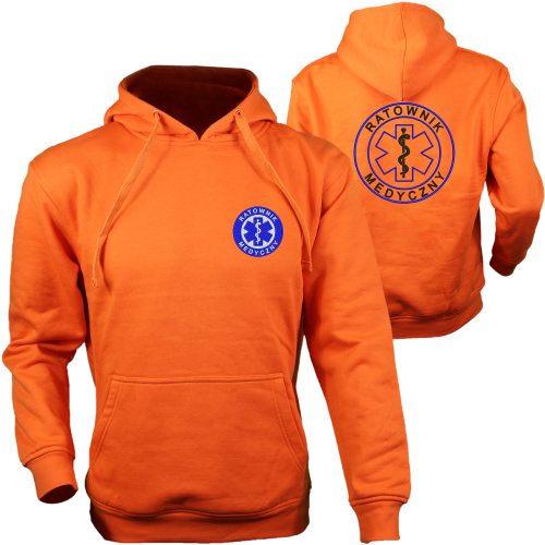 Bluza kangurka Ratownik Medyczny Eskulap Orange