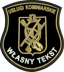 Naszywka USŁUGI KOMINIARSKIE 100x110mm