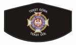 Maska na twarz OSP ZOSP nazwa własnej jednostki