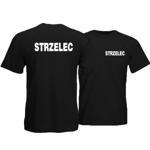 T-shirt z nadrukiem STRZELEC wzór 1