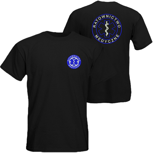 T-shirt z nadrukiem Ratownictwo Medyczne