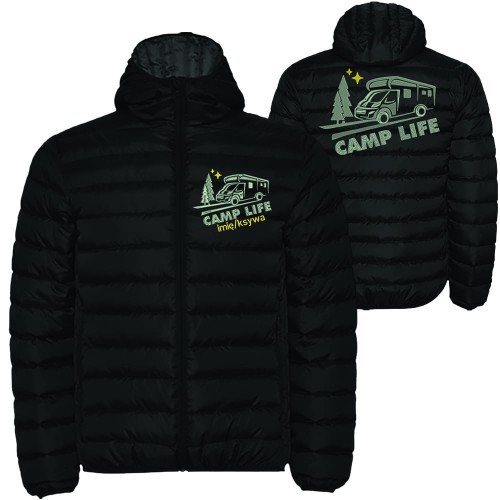 Kurtka pikowana z haftem kamper różne wzory