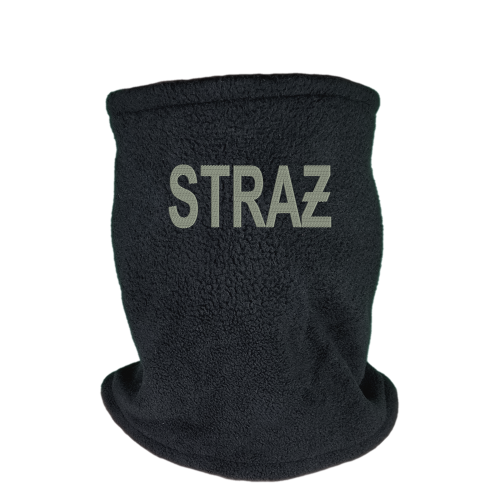 Komin polarowy z haftem Straż