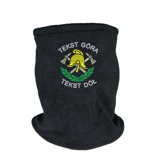 Komin polarowy STRAŻ OSP nazwa jednostki HAFT SV