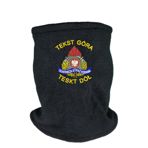 Komin polarowy STRAŻ OSP PSP nazwa jednostki GD