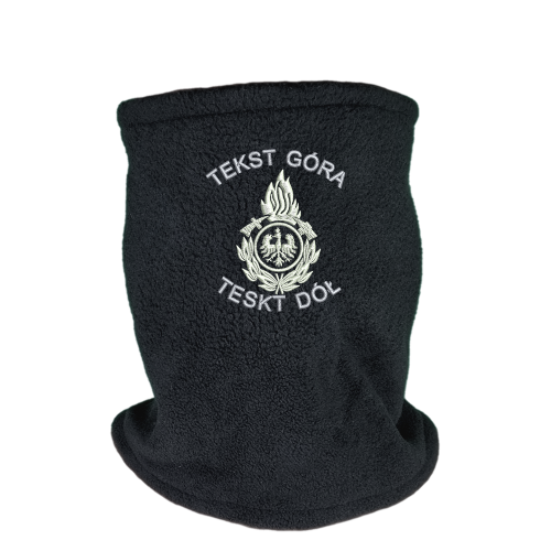 Komin polarowy STRAŻ OSP2 nazwa jednostki HAFT SV