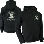 Polar myśliwski z kapturem haft, różne wzory