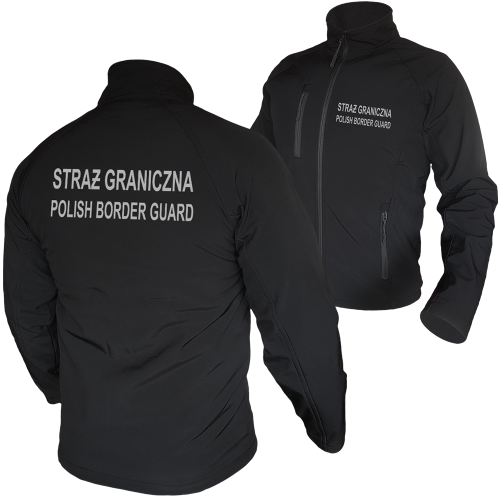 Kurtka Softshell Straż Graniczna Polish Border Guard Odblask