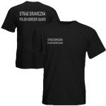 T-shirt z nadrukiem odblaskowym STRAŻ GRANICZNA