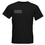 T-shirt z nadrukiem odblaskowym STRAŻ GRANICZNA