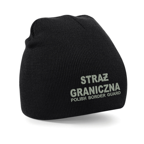 Czapka zimowa z haftem Straż Graniczna