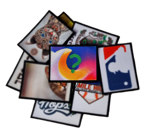 naszywka z nadrukiem własny wzór, logo z rzepem 120x90mm