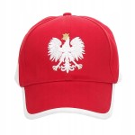 Czapka z daszkiem z haftem Orła