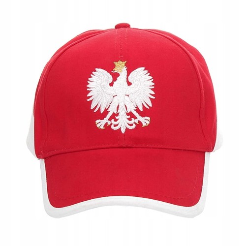 Czapka z daszkiem z haftem Orła