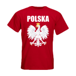 Koszulka Polska, koszulka z orłem, koszulka z godłem, kibica patriotyczna