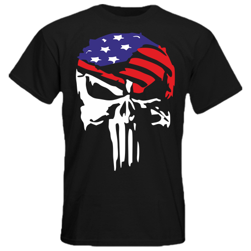 Koszulka Punisher, t-shirt z nadrukiem Punishera USA