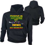 Bluza dziecięca z kapturem Fortnite  kangurka z nadrukiem Fortnite