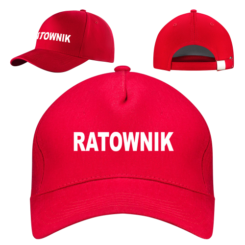 Czapka z daszkiem, czapka bejsbolówka Ratownik