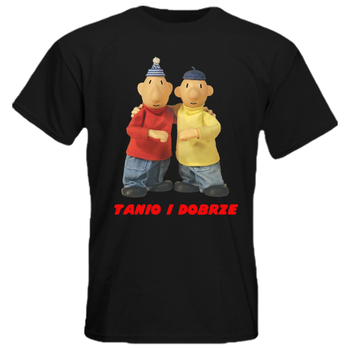 Koszulka z nadrukiem Sąsiedzi t-shirt z nadrukiem Tanio I Dobrze