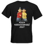 Koszulka z nadrukiem Sąsiedzi t-shirt z nadrukiem Kilka niedociągnięć jest