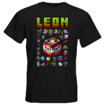 Przykładowa koszulka z nadrukiem Leon