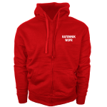 Bluza z kapturem rozsuwana Ratownik WOPR, bluza z nadrukiem Ratownik WOPR przód