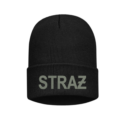 Strażacka Czapka zimowa Straż Pożarna wywijana Haftowane napisy SV