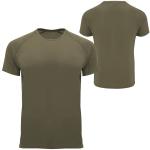 Koszulka termoaktywna techniczna oddychająca sportowa militarna Khaki Olive