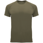 Koszulka termoaktywna techniczna oddychająca sportowa militarna Khaki Olive przód