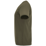 Koszulka termoaktywna techniczna oddychająca sportowa militarna Khaki Olive lewy bok