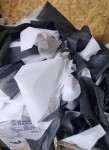 Outlet flizelina wydzierana w jednym kierunku, włóknina flitracyjna ścinki