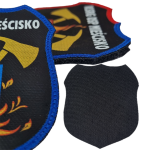 Obszycie haftowana ramka, rzep komplet