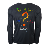 Koszulka termoaktywna z długim rękawem oddychająca z własnym nadrukiem przód