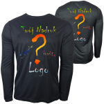 Koszulka termoaktywna z długim rękawem oddychająca z własnym nadrukiem przód/tył