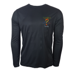 Koszulka termoaktywna z długim rękawem oddychająca z własnym nadrukiem na sercu