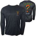 Koszulka termoaktywna z długim rękawem oddychająca z własnym nadrukiem serce/plecy