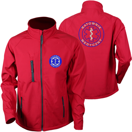 Kurtka softshell Czerwony Ratownik Medyczny Eskulap