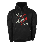 Bluza Kangurka z haftem walentynki dla zakochanych personalizowana inicjały