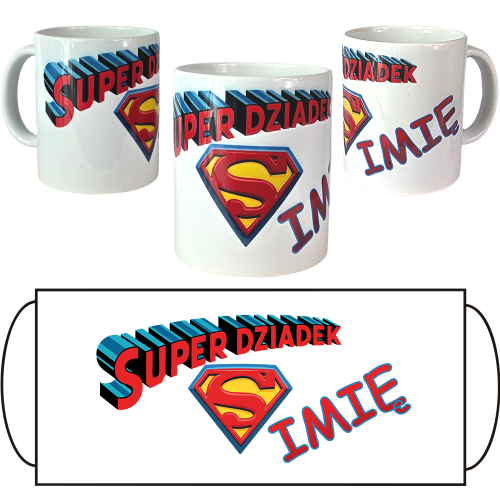 KUBEK DLA SUPER DZIADKA – Z IMIENIEM!