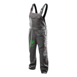 Spodnie robocze na szelkach ogrodniczki bsic Neo Tools z haftem własnego wzoru front