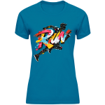 Koszulka damska na siłownię sportowa oddychająca różne wzory własny tekst