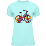 Koszulka na rower damska oddychająca różne wzory szybkoschnąca sportowa