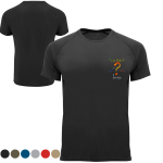 Koszulka termoaktywna oddychająca sportowa z własnym nadrukiem na sercu